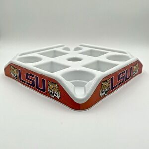 Retro 07 LSU‎ Tigers NCAA Official Licensed Pole Caddy Snacks/Drinks Trade #668
